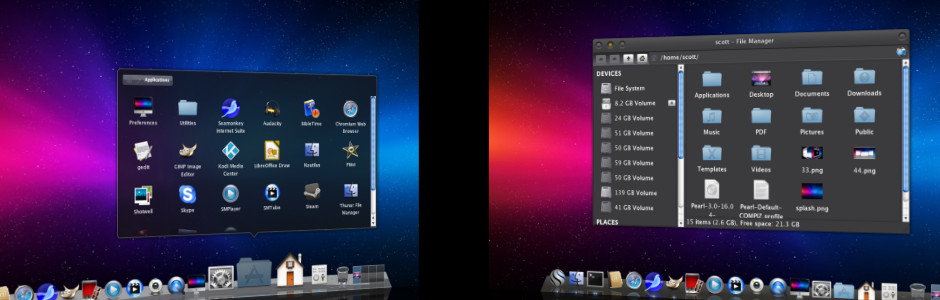 "Pearl OS available in MATE XFCE GNOME and
                    PearlDE"